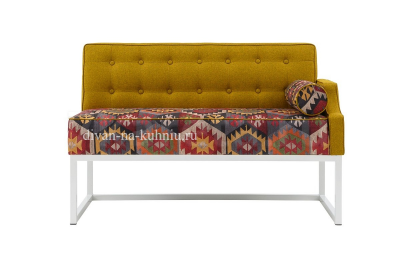 Кухонный диван Оксфорд-Лофт с подлокотником 142 см