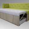 Прямой кухонный диван ВЕРОНА с боковой спинкой 123 см