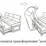 Угловой кухонный диван ГАМБУРГ