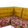 Кухонный угловой диван  Оксфорд-Лофт  143х126 см