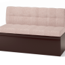 Прямой кухонный диван Остин рогожка Delon беж/reex  brown