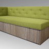 Прямой кухонный диван ВЕРОНА с боковой спинкой 123 см