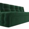 Диван кухонный прямой Люксор, SEVEN 626 зеленый, Велюр